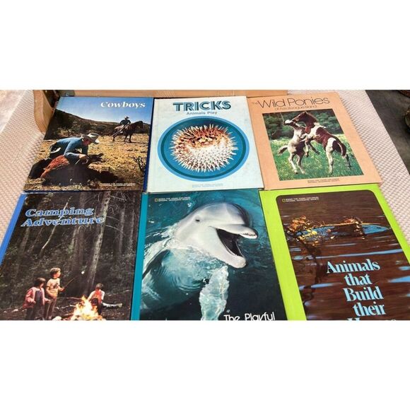 Vintage National geographic Books For Young Explorlers Set of 6 - Picture 1 of 16